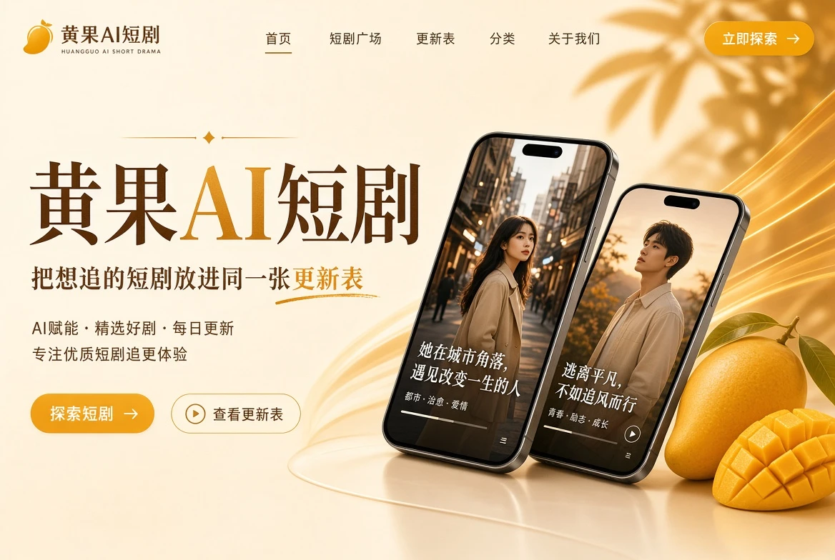 黄果视频品牌页视觉